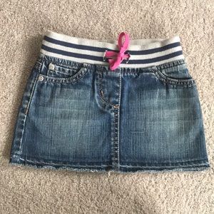 Mini Boden Jean Skirt (size 2-3)